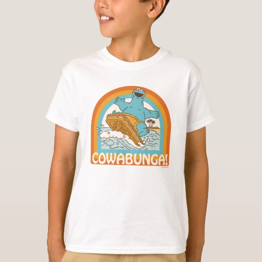 Koekjesmonster Cowabunga! T-shirt (Voorkant)