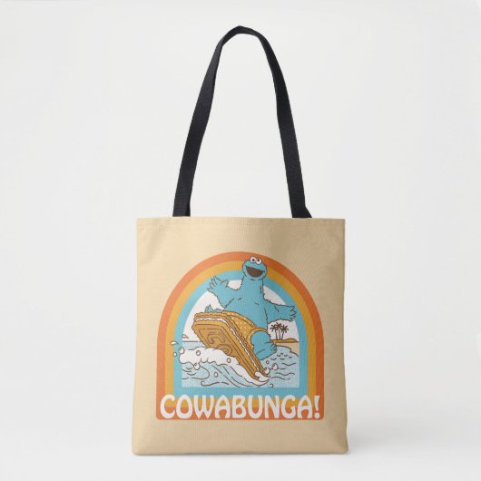 Koekjesmonster Cowabunga! Tote Bag (Voorkant)