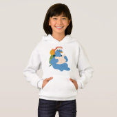 Koekjesmonster die een kaart leest (Voorkant volledig)