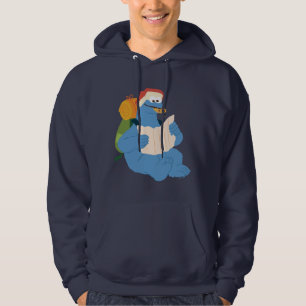 Koekjesmonster die een kaart leest hoodie