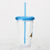 koekjesmonster die koekjes eet acryl drinkbeker (Rechts)