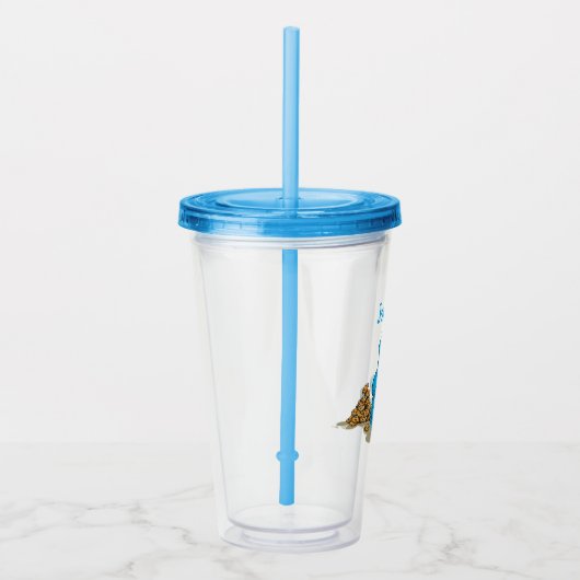  koekjesmonster die koekjes eet acryl drinkbeker (Rechts)