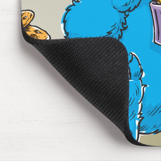  koekjesmonster die koekjes eet muismat (Hoek)