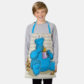 koekjesmonster die koekjes eet schort (Gedragen)