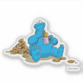 koekjesmonster die koekjes eet sticker (Voorkant)