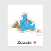 koekjesmonster die koekjes eet sticker (Vel)