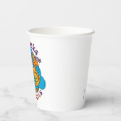 Koekjesmonster | Geen trucjes, gewoon traktaties Papieren Bekers (Achterkant)