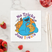 Koekjesmonster | Geen trucjes, gewoon traktaties Servet (Insitu)