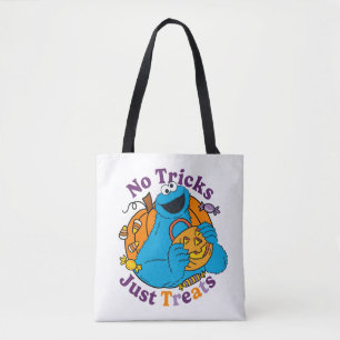 Koekjesmonster   Geen trucjes, gewoon traktaties Tote Bag