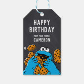 Koekjesmonster | Gefeliciteerd met je verjaardag Cadeaulabel (Voorkant)