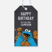 Koekjesmonster | Gefeliciteerd met je verjaardag Cadeaulabel (Achterkant)