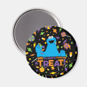 Koekjesmonster - Ik kies altijd Treat Magneet (Voorkant / Achterkant)