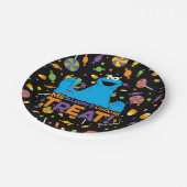 Koekjesmonster - Ik kies altijd Treat Papieren Bordje (Gekanteld)