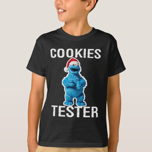 Koekjesmonster Kerst T-shirt (Voorkant)