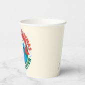 Koekjesmonster | Officiële Kerst Cookie Tester Papieren Bekers (Achterkant)