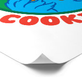 Koekjesmonster | Officiële Kerst Cookie Tester Poster (Hoek)