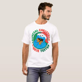 Koekjesmonster | Officiële Kerst Cookie Tester T-shirt (Voorkant volledig)