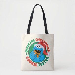 Koekjesmonster   Officiële Kerst Cookie Tester Tote Bag