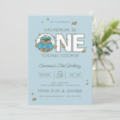 Koekjesmonster | One Tough Cookie Verjaardag Kaart (Staand voorkant)