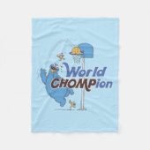 Koekjesmonster | Schieten basketbalhoepels Fleece Deken (Voorkant)