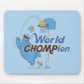 Koekjesmonster | Schieten basketbalhoepels Muismat (Voorkant)