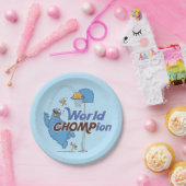 Koekjesmonster | Schieten basketbalhoepels Papieren Bordje (Feest)