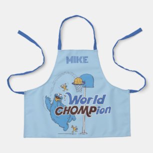 Koekjesmonster Schieten basketbalhoepels Schort