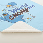 Koekjesmonster | Schieten basketbalhoepels Sherpa Deken (3/4)