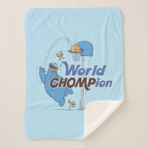 Koekjesmonster   Schieten basketbalhoepels Sherpa Deken