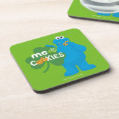 Koekjesmonster | Shamrock Love Bier Onderzetter (Linkerzijde)