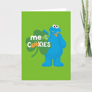 Koekjesmonster   Shamrock Love Feestdagen Kaart