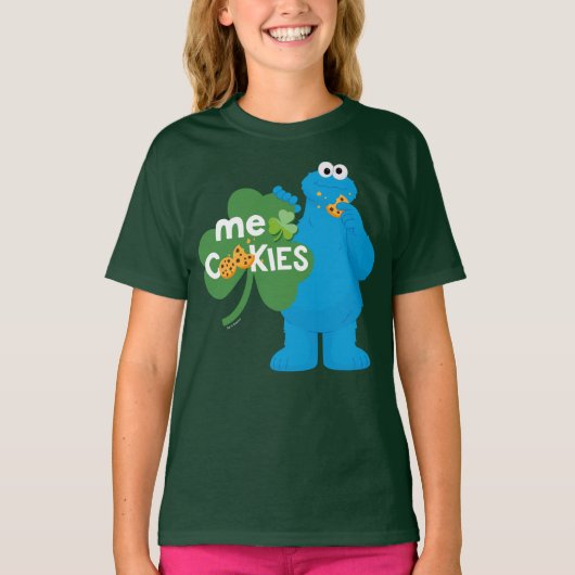 Koekjesmonster | Shamrock Love T-shirt (Voorkant)