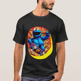 Koekjesmonster Skateboarding T-shirt