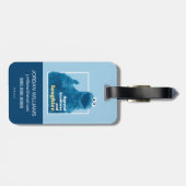 Koekjesmonster | Spreid vriendelijkheid en gelach Bagagelabel (Achterkant horizontaal)