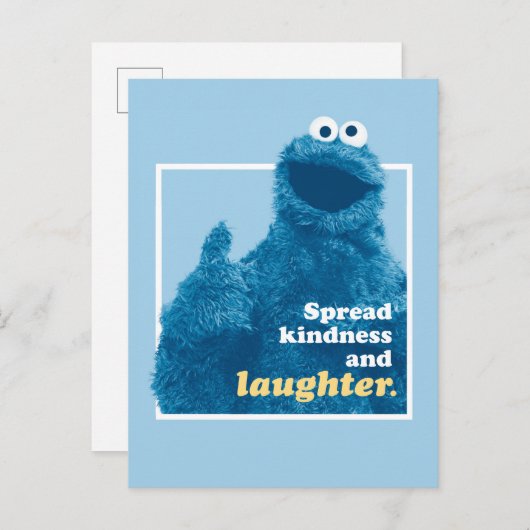 Koekjesmonster | Spreid vriendelijkheid en gelach Briefkaart (Voorkant / Achterkant)