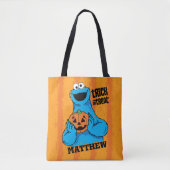 Koekjesmonster - Trick or treat | Jouw namen toevo Tote Bag (Voorkant)