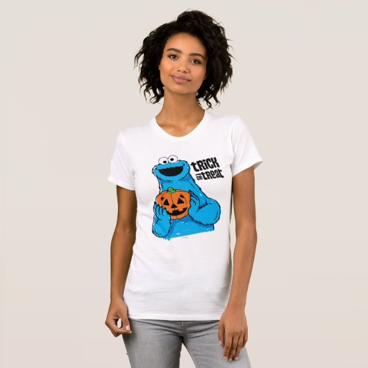Koekjesmonster - Trick or treat T-shirt (Voorkant volledig)