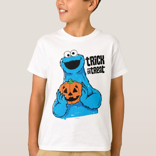 Koekjesmonster - Trick or treat T-shirt (Voorkant)