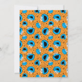 Koekjesmonster - Uitnodiging voor eerste verjaarda (Achterkant)