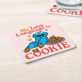 Koekjesmonster | Valentijnsdag-offerte Kartonnen Onderzetters (Schuin)