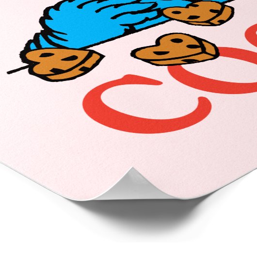 Koekjesmonster | Valentijnsdag-offerte Poster (Hoek)