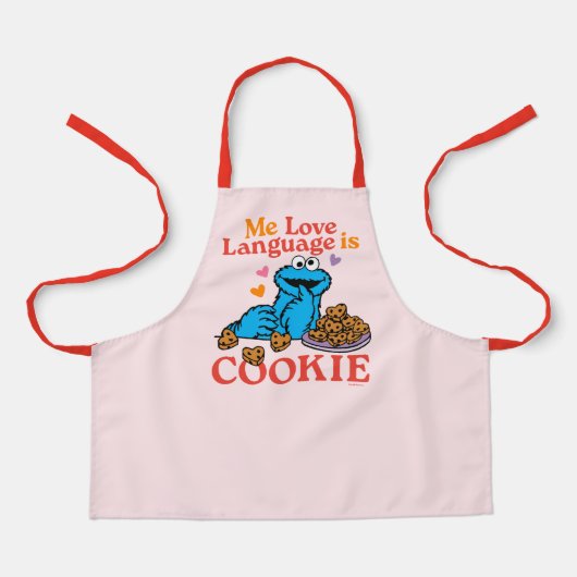 Koekjesmonster | Valentijnsdag-offerte Schort (Voorkant)