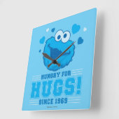 Koekjesmonster verhit vierkante klok (Hoek)