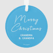 Koekjesmonster Voedselwagen | personaliseren Ornament (achterkant)