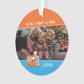 Koekjesmonster Voedselwagen | personaliseren Ornament (voorkant)