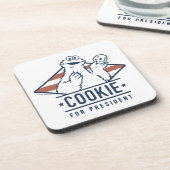 Koekjesmonster voor President Bier Onderzetter (Linkerzijde)