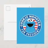 Koekjesmonster voor President Briefkaart (Voorkant / Achterkant)