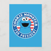 Koekjesmonster voor President Briefkaart (Voorkant)
