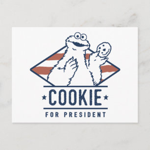  Koekjesmonster voor President Briefkaart