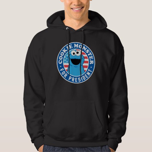 Koekjesmonster voor President Hoodie (Voorkant)